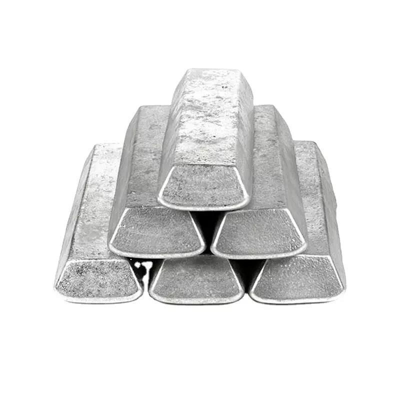 High glossy  99.7% aluminium ingot serie 5000  aluminum Ingots for construction