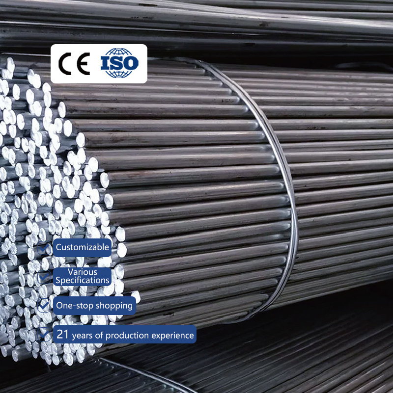 Mild Steel Rod Price SAE AISI 1010 1020 1045 4140 4340 Galvanized Steel Round Bar Galvanized Steel Rod