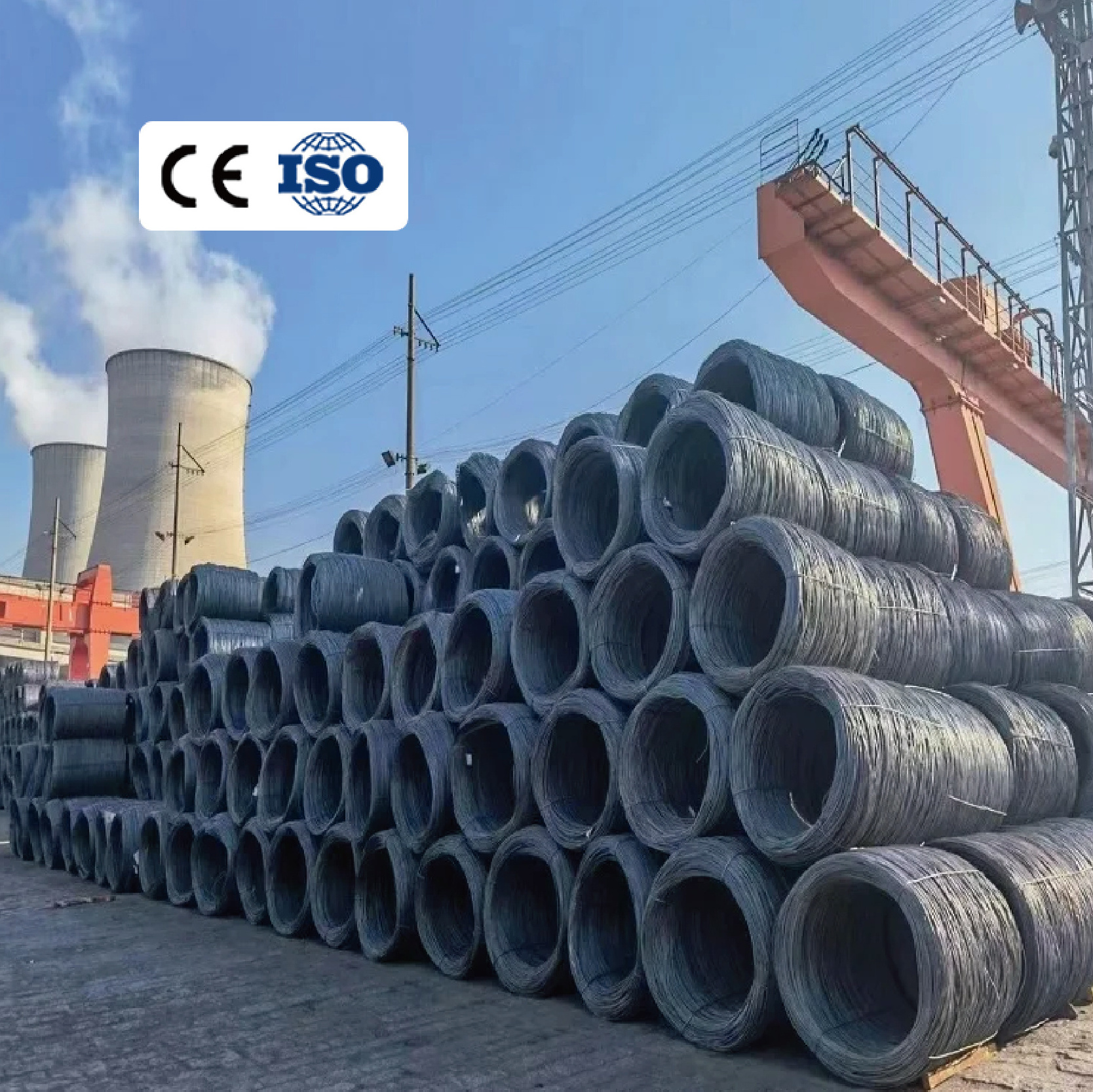 SAE1008 1006 1022 Q235 Q195 Q345 Low Carbon Steel Wire Grade 60 80 High Tensile Strength Carbon Spring Steel Wire