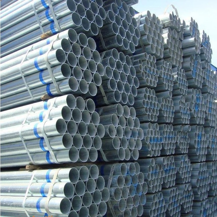 Factory Direct Supply Galvanized Steel seamless ERW Sch 40 80 welded 6M carbon galvanized steel pipe