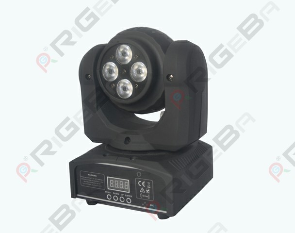 Mini RGBW 4in1 LED beam moving head light double sides moving head