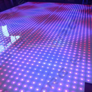 Digital flash portable dj disco full color led dance floor tile light