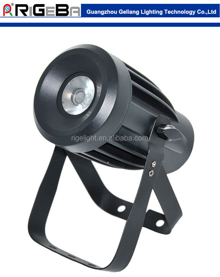 RIGEBA 1*10w Par16 Mini RGBW 4in1 DMX512 Led Par Light Stage lighting For Stage DJ Events