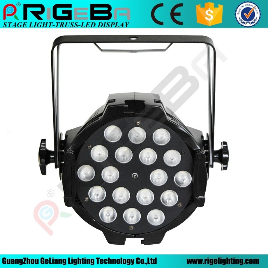 Stable quality RGBW 4in1 par can stage light led par 64