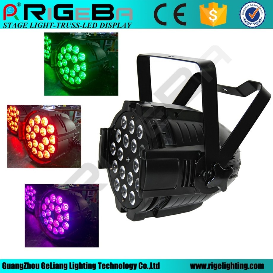 Stable quality RGBW 4in1 par can stage light led par 64