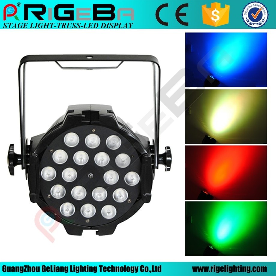 Stable quality RGBW 4in1 par can stage light led par 64