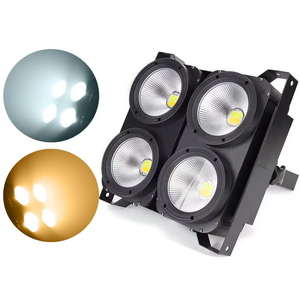 Super bright 4pcs 100W Cool white Warm white high power stage led cob audience light blinder light