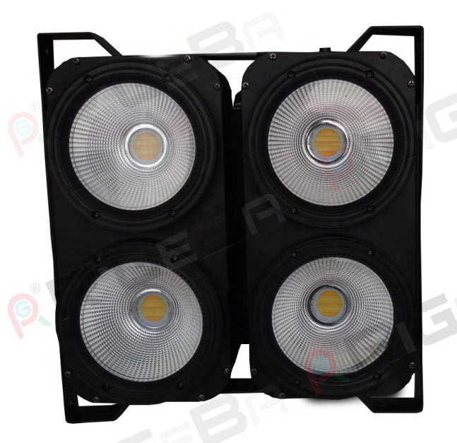 Super bright 4pcs 100W Cool white Warm white high power stage led cob audience light blinder light