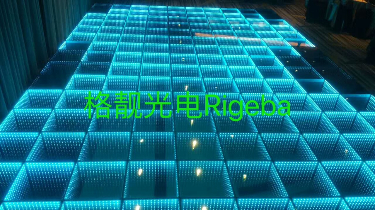 50x50cm 3D mirror led dance floor for wedding club party