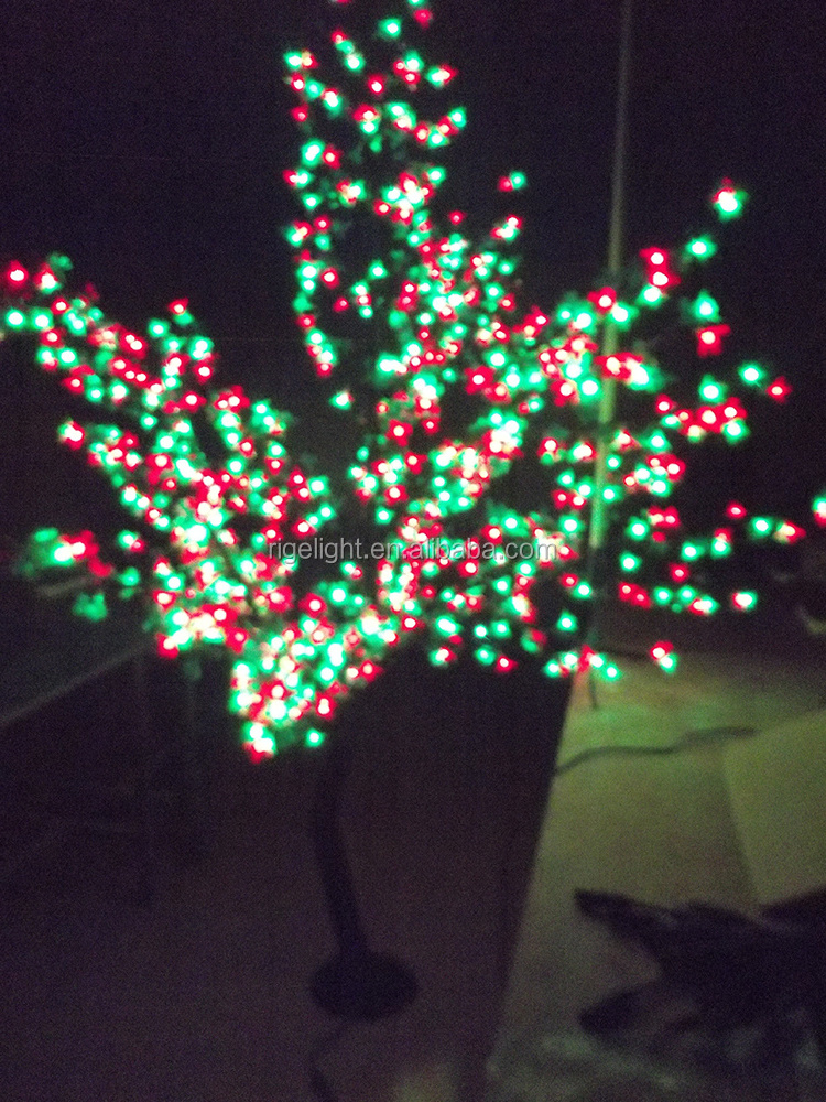 Led peach tree holiday light led garden light