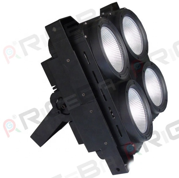 Super bright 4pcs 100W Cool white Warm white high power stage led cob audience light blinder light