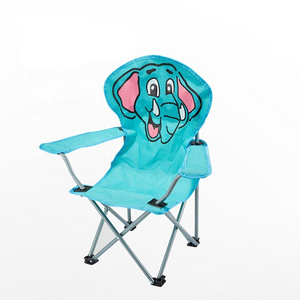 Outdoor small cheap kids children animal folding camping beach chair