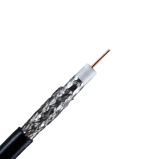 A large number of RG6 semifinished coaxial cables made in China only have shielding layer and no sheath