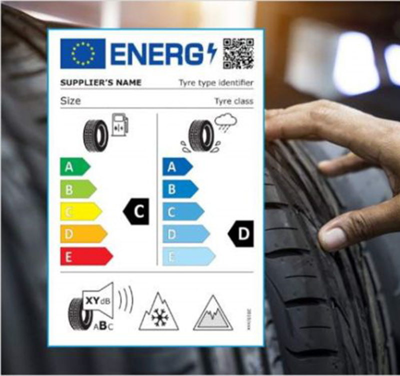 Good Price High Quality 80gsm Semi-glossy Paper Tyre Label Barcode Labels Self Adhesive Tyre Sticker with Aluminized Layer