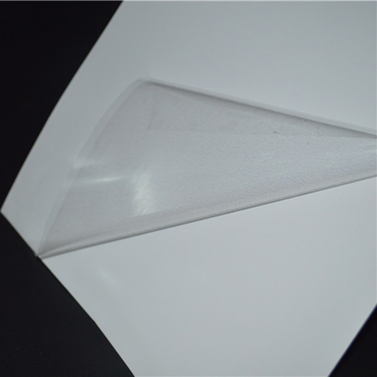 Transparent PET Self Adhesive Backed Mylar Mirror Film For Inkjet