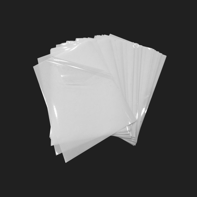 Transparent PET Self Adhesive Backed Mylar Mirror Film For Inkjet