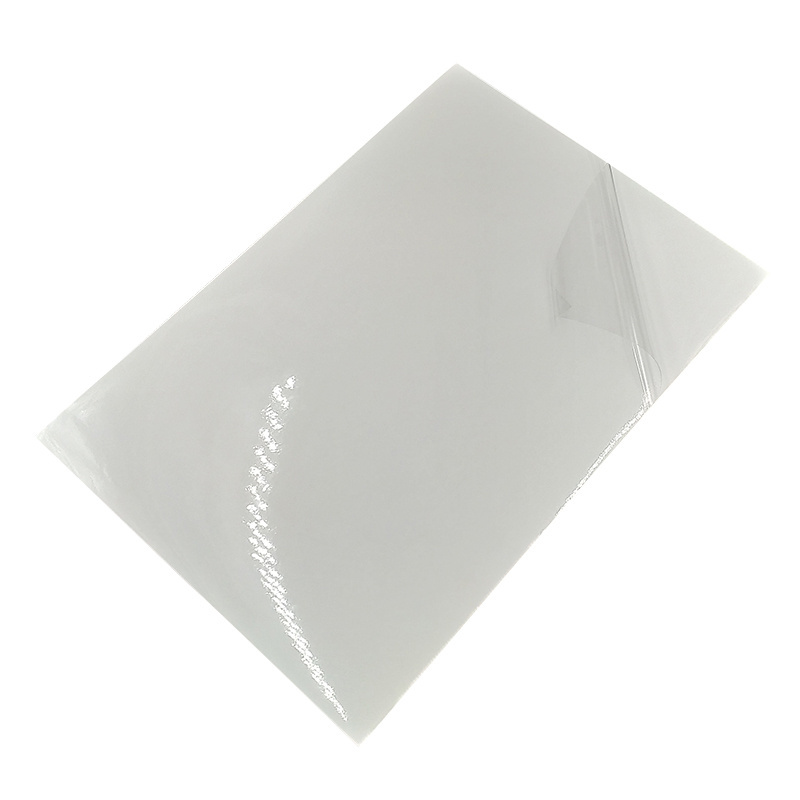 self adhesive clear pvc film vinyl hard plastic roll or sheet PVC sticker paper