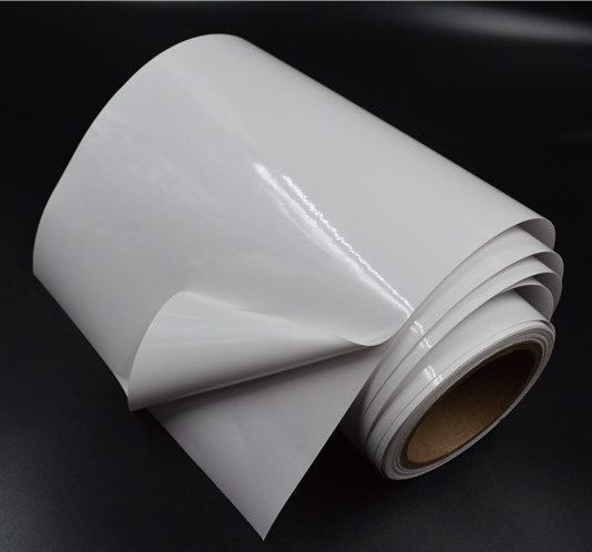 Plastic White PVC Self Adhesive Printing Raw Material Film