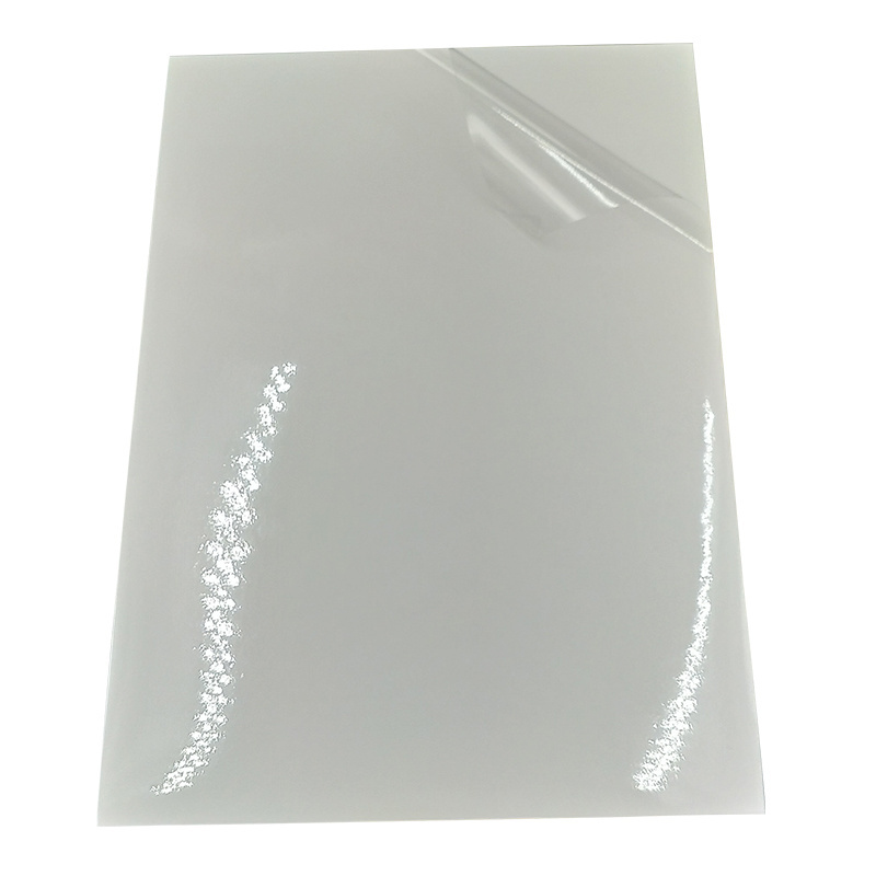 self adhesive clear pvc film vinyl hard plastic roll or sheet PVC sticker paper