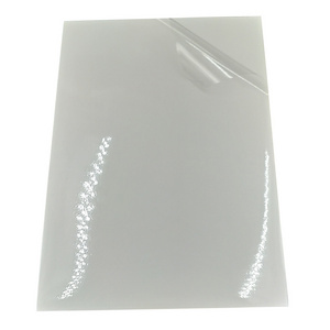 self adhesive clear pvc film vinyl hard plastic roll or sheet PVC sticker paper