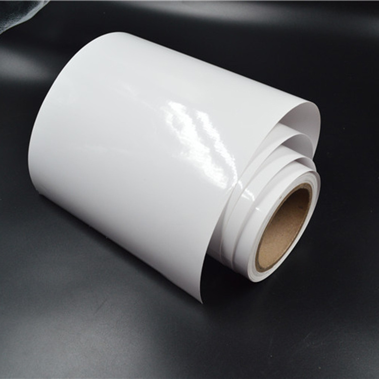 Plastic White PVC Self Adhesive Printing Raw Material Film