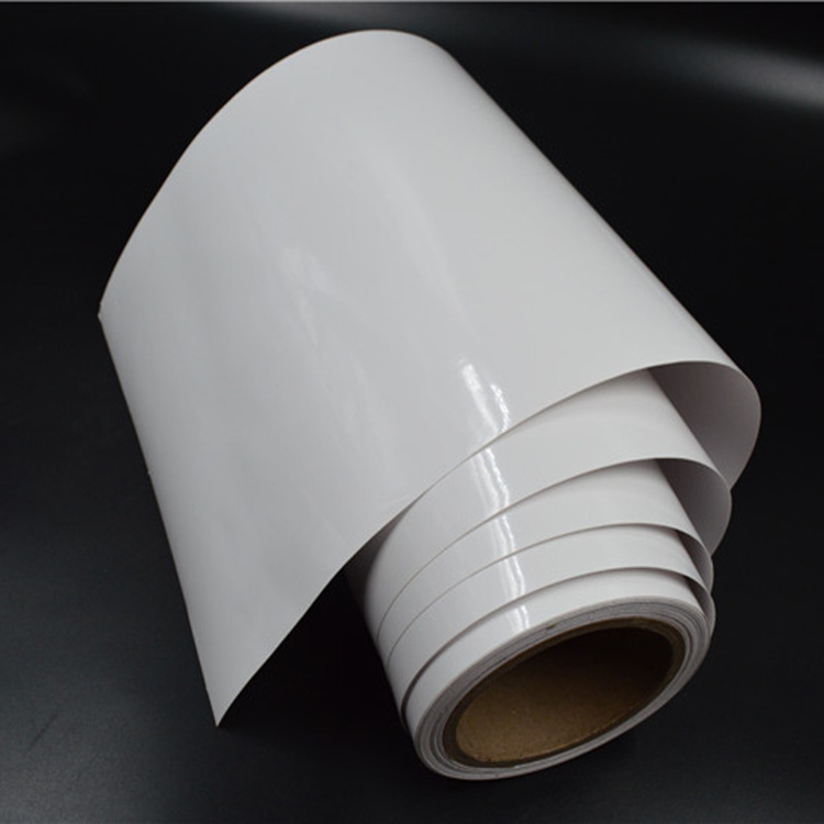 Plastic White PVC Self Adhesive Printing Raw Material Film