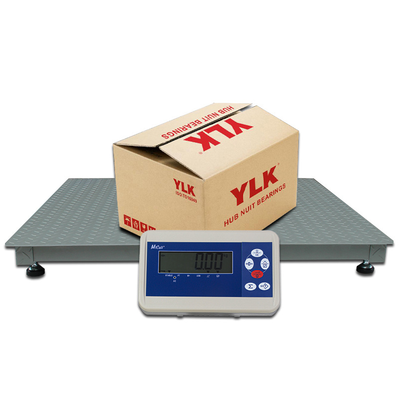 T8 1.2x1.2m 1 Ton Weighing Scale 2000kg 3ton Platform Floor Scale Pallet Scale