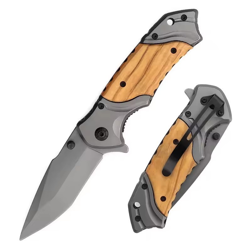 Outdoor Camping Survival Self Defense Tactical Folding Pocket Hunting Custom Knife