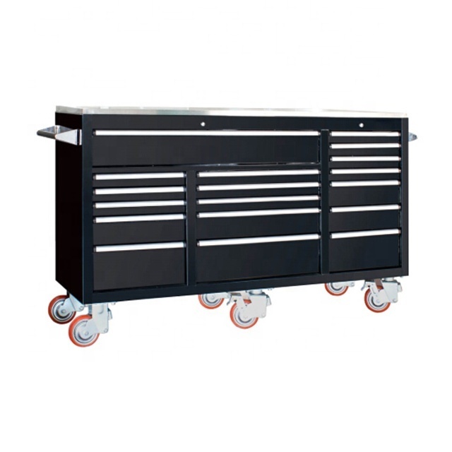 With Wheels Stainless Mobile Workbench Tool Chest