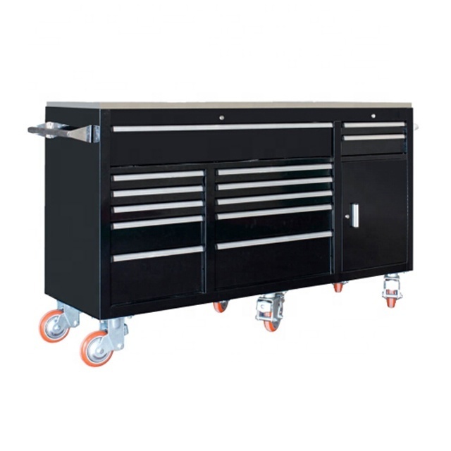 With Wheels Stainless Mobile Workbench Tool Chest