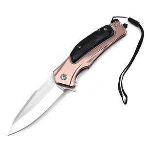 Acrylic Plastic Handle Handmade Pakistan Hunting Steel Folding Stainless Pink Pocket Knife