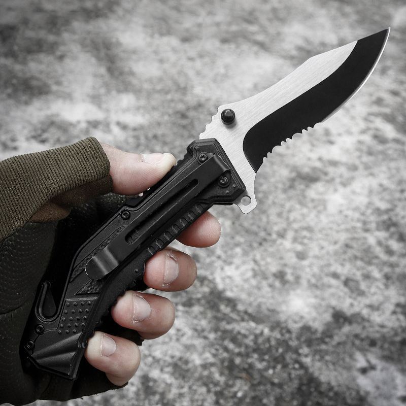 Hand Tools Multitool Hunted Series 1 Folding Pocket Knifes Survival Knife Hunting Outdoor With Compass Flashlight