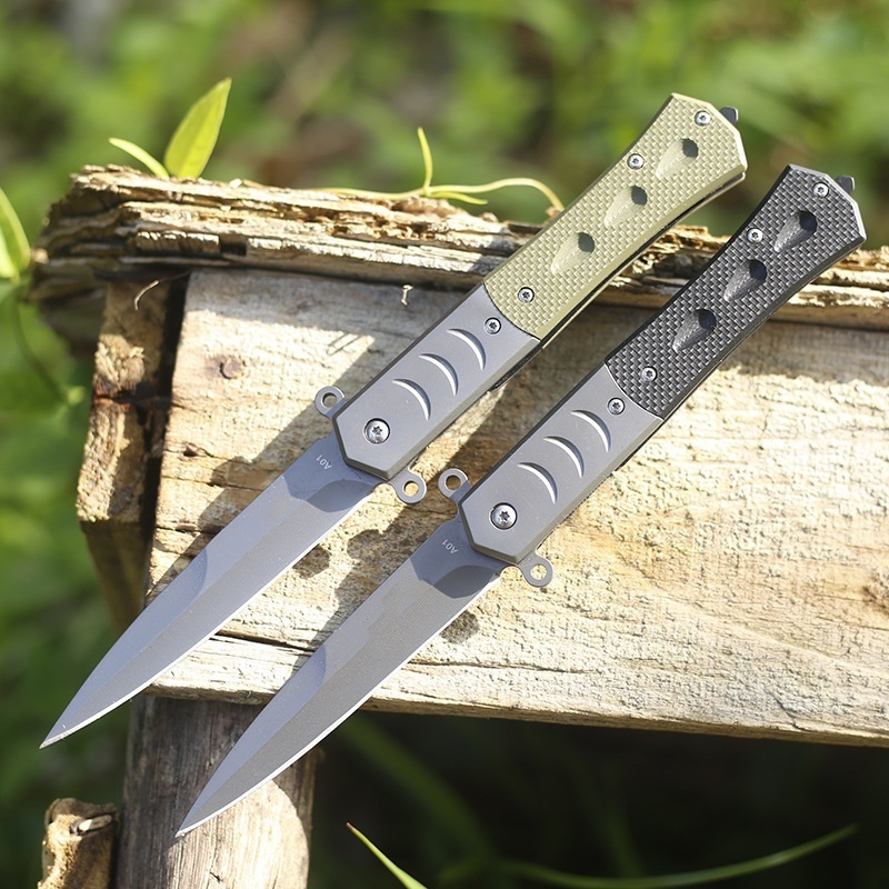 G10 Handle Camping Folding Knife Multifunctional Pocket Knife Mini Outdoor Knife