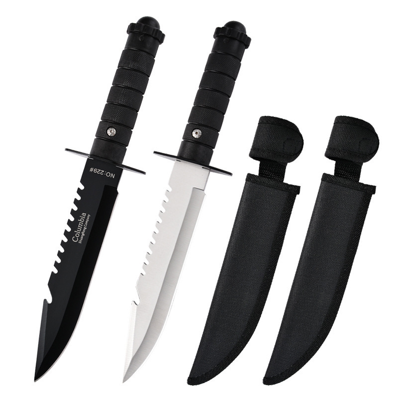 Outdoor Stainless Steel Knife Multifunctional Wilderness Survival Knife Home Fruit Knife