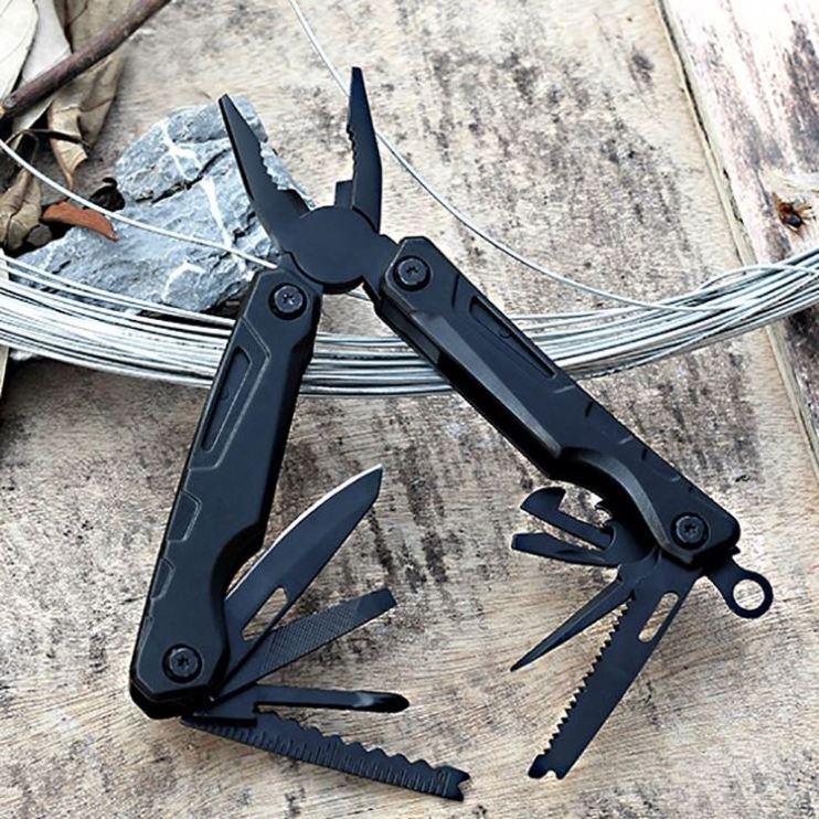 Multitool Plier Pocket Multi Purpose Pliers Survival Gear EDC Multitool Stainless Steel 12 in 1 DIY Accept Customized Logo /