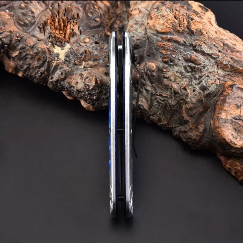 Skull Aluminum Handle Custom Folding Camping Outdoor Knife Survival Pocket For Pakistan USA Market