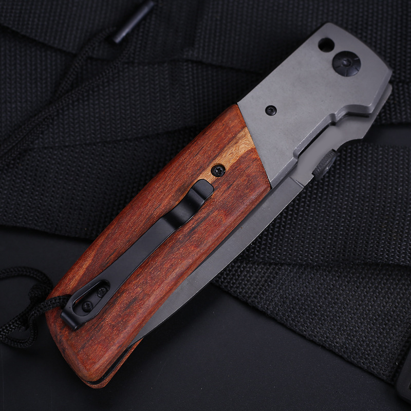 Outdoor Defense Stainless Steel Folding Knife Camping Wilderness Survival Pocket Knife High Hardness Swiss Utility Knife