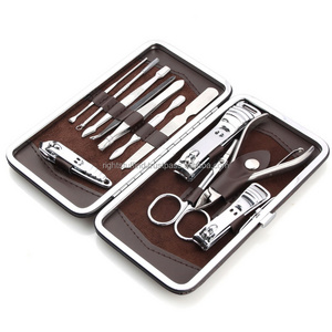 Manicure Set Nail Clipper Cleaner Cutter Nail File Kit Case Pedicure Tool