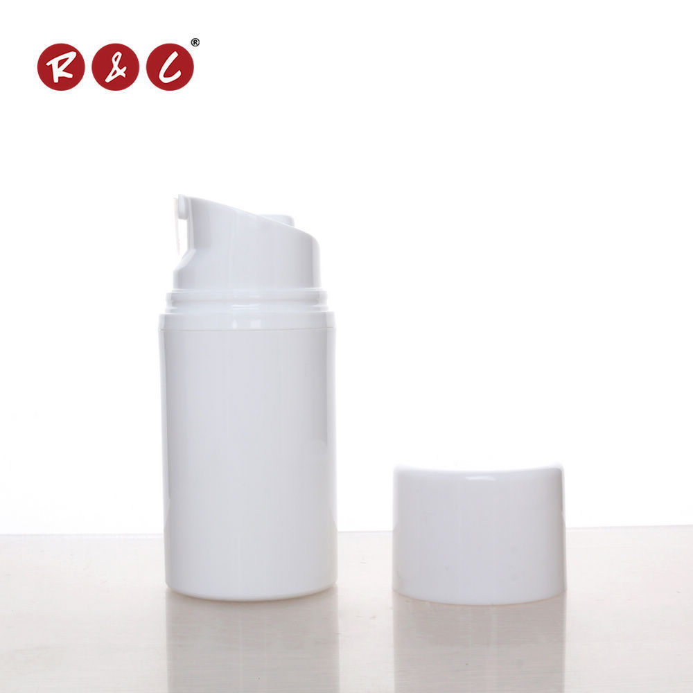 50ml PP airless vacuum bottle with vacuum pump, round vacuum bottle good for lotion