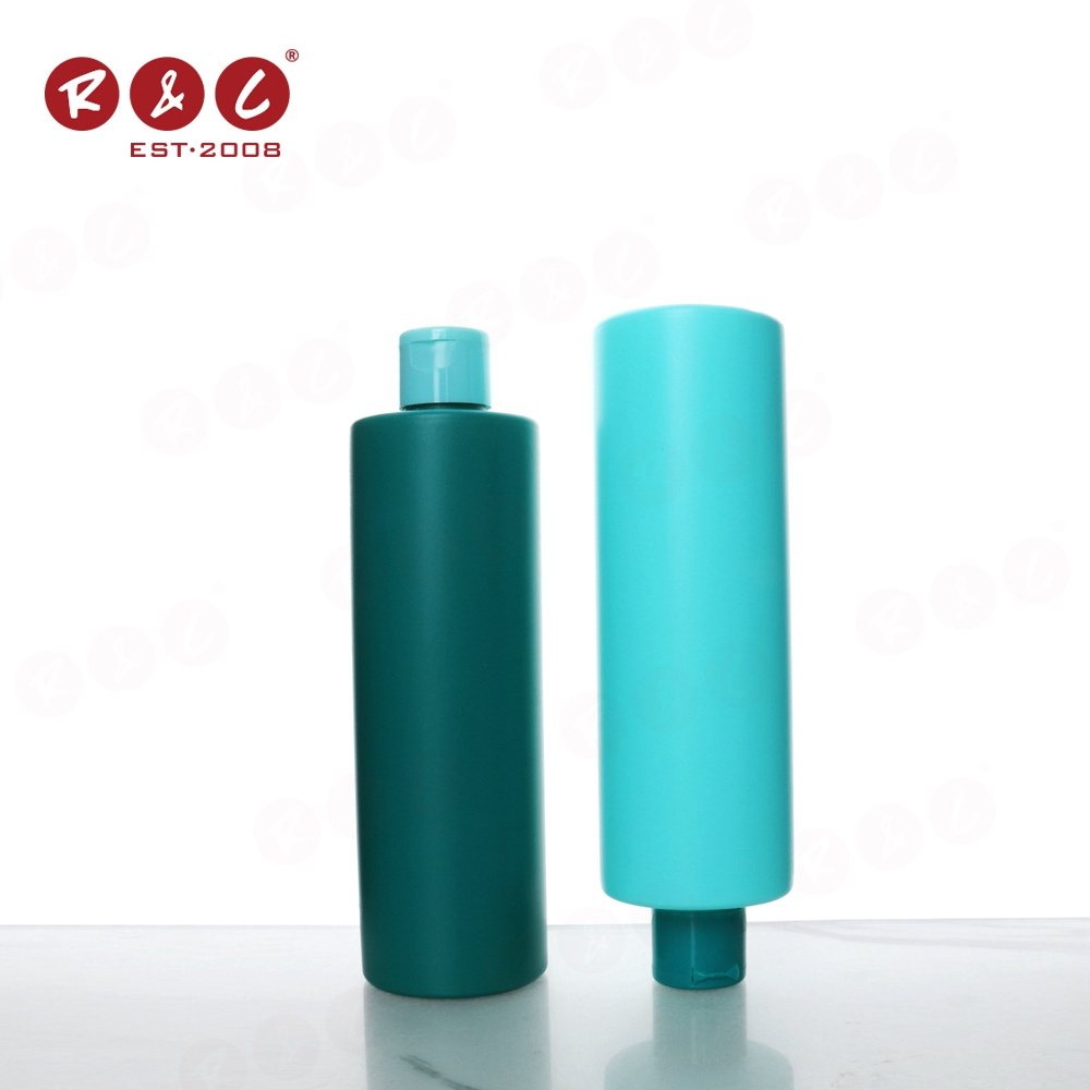 Wholesale HDPE 40ml 2 Oz 100ml 8oz 250ml Press Disc Round Flat Flip Top Cap Plastic Shampoo Squeeze Bottle