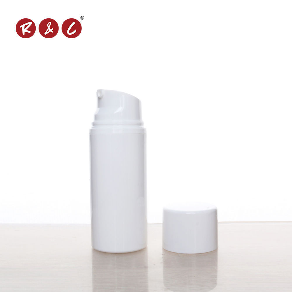 50ml PP airless vacuum bottle with vacuum pump, round vacuum bottle good for lotion