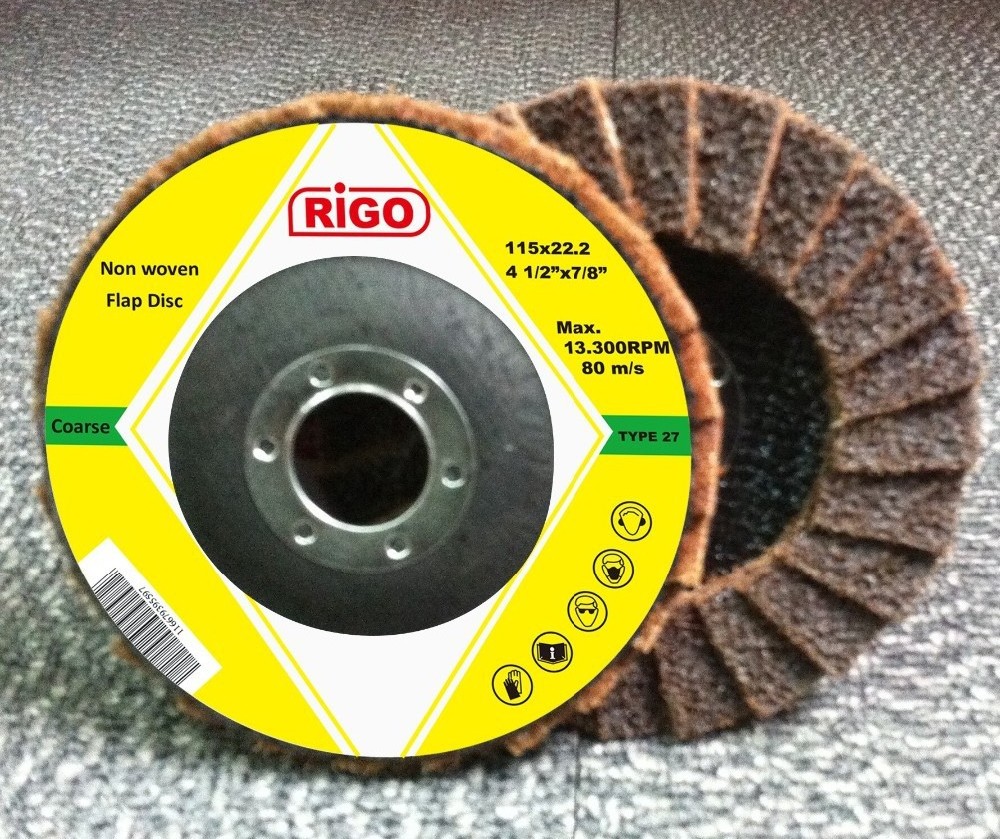 Abrasive Angle Grinder Flap Non-Woven Fabric polishing Wheel Polishing Flap Discs Type 27 Surface Conditioning Flap Discs