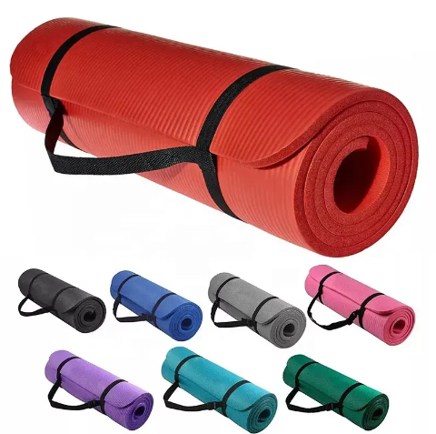 RIGO Sports Wholesale Custom Printed Home Fitness Pilates Exercise 10mm Non Slip NBR Yoga Mats