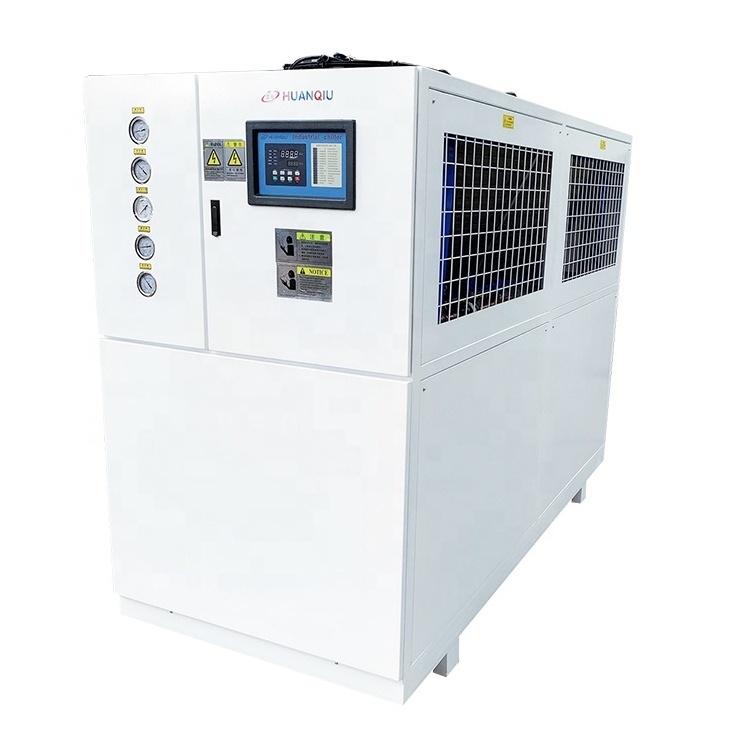 HUANQIU brand air cooled chiller plant industrial chiller for cooling system 20hp chiller R407c