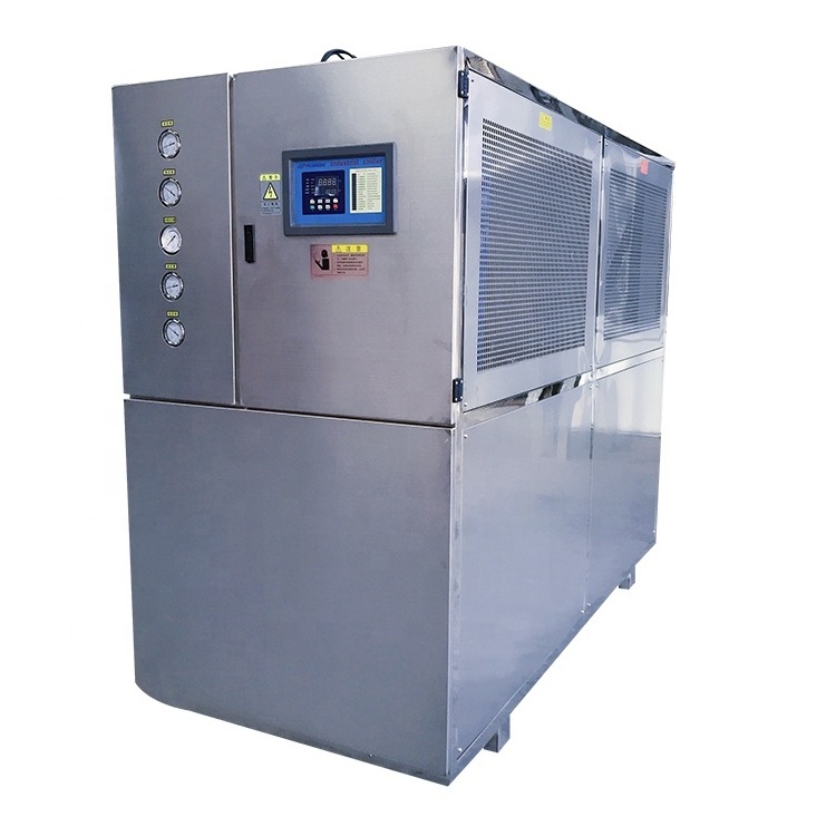 HUANQIU brand air cooled chiller plant industrial chiller for cooling system 20hp chiller R407c