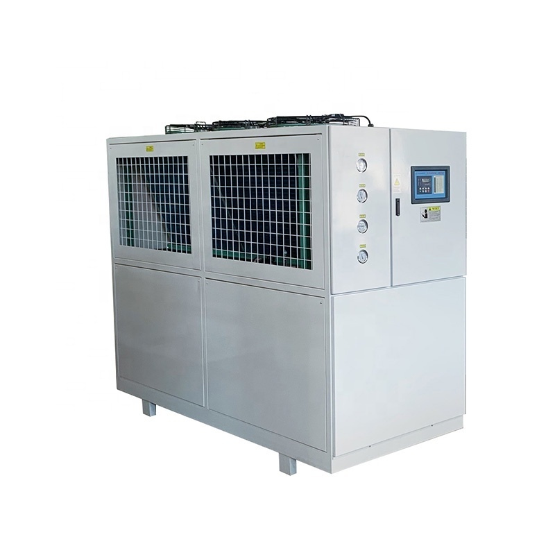 50000 Kcal/h 60KW Cooling Capacity Air-Cooled Chiller Unit 20hp Industrial Water Chiller Price