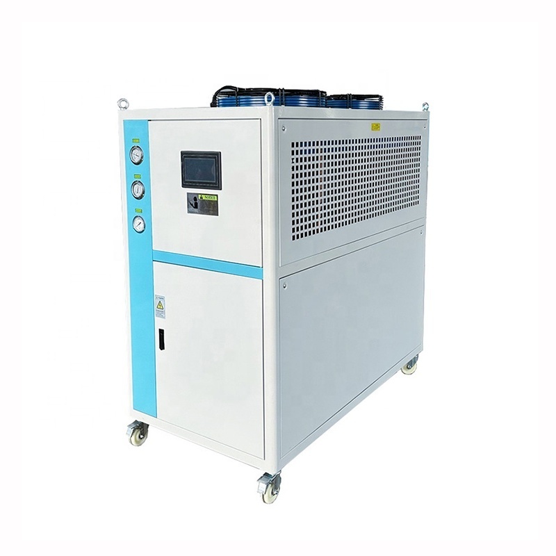 10HP Industrial Air Cooled Water Chiller For Plastic Injection Molding Bottle Base Cooling