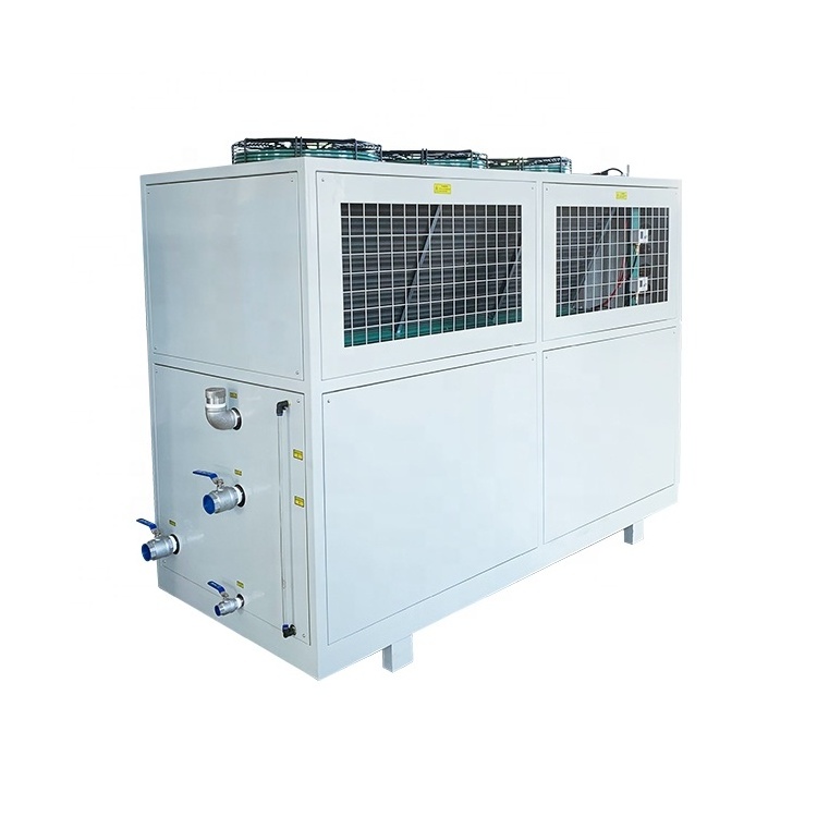 50000 Kcal/h 60KW Cooling Capacity Air-Cooled Chiller Unit 20hp Industrial Water Chiller Price