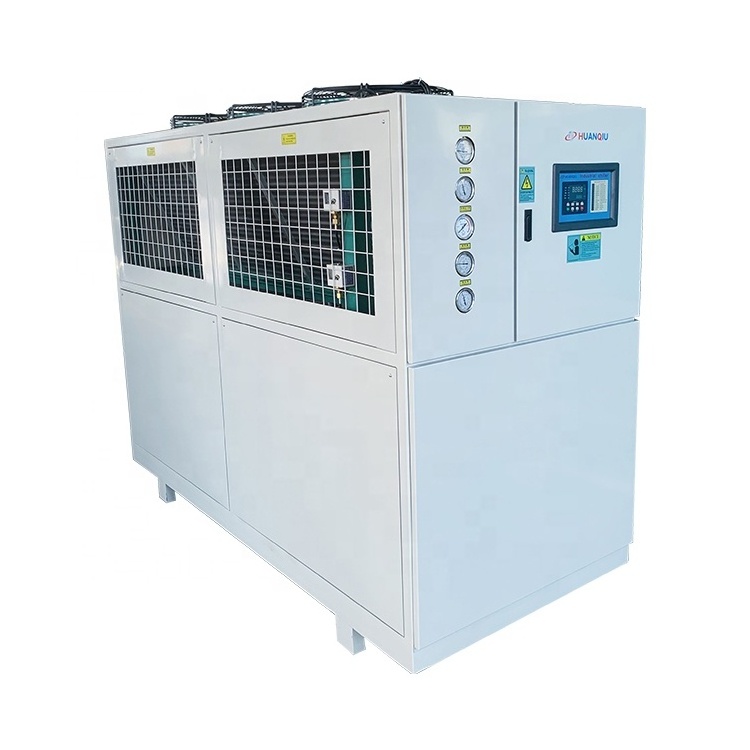 HUANQIU brand air cooled chiller plant industrial chiller for cooling system 20hp chiller R407c