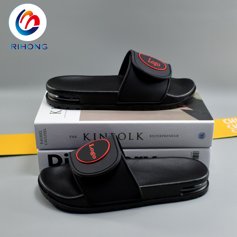 promotion cheap price air slide sandal custom logo 2022 women men summer slipper